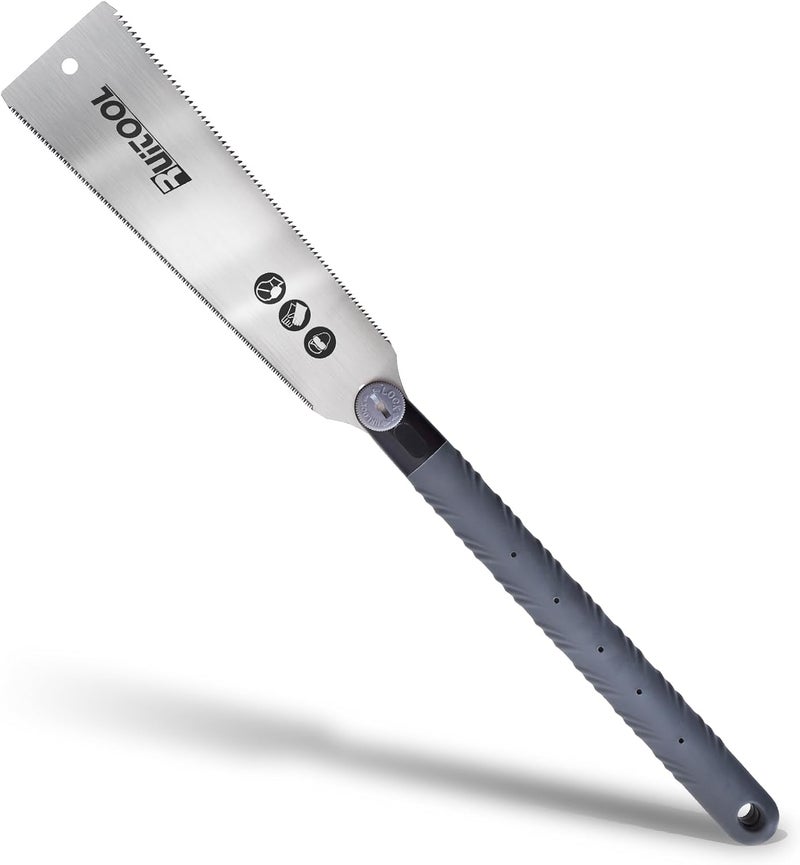RUITOOL Japanese Pull Saw 10 Inch Double Edge Sided Hand Saw Ryoba SK5 Flexible Blade 10&18TPI Flush Cut Non-slip Plastic Handle Wood Saw for Woodworking Tools - Image 1
